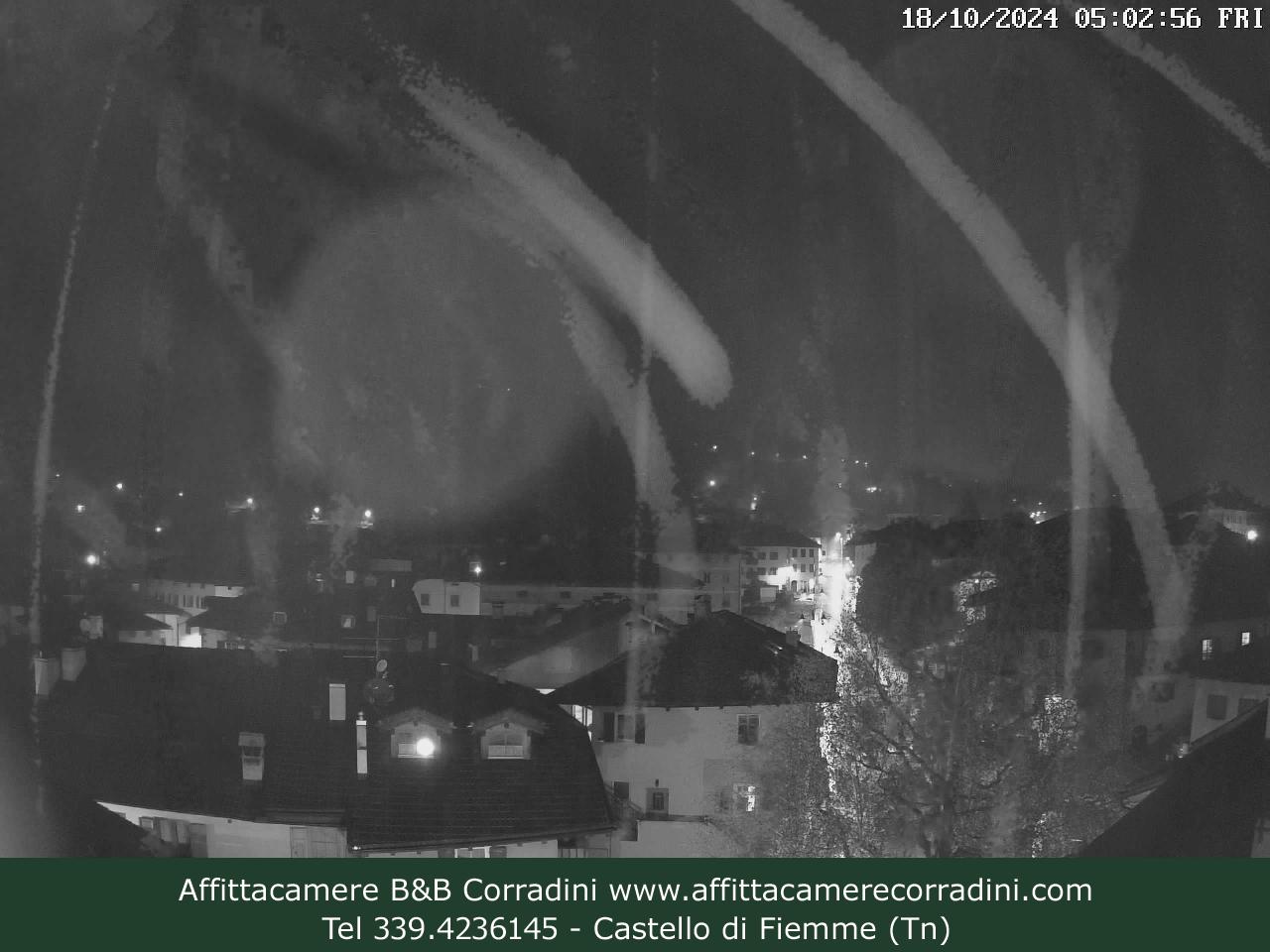 Webcam Castello di Fiemme Affittacamere B&B Corradini Trentino